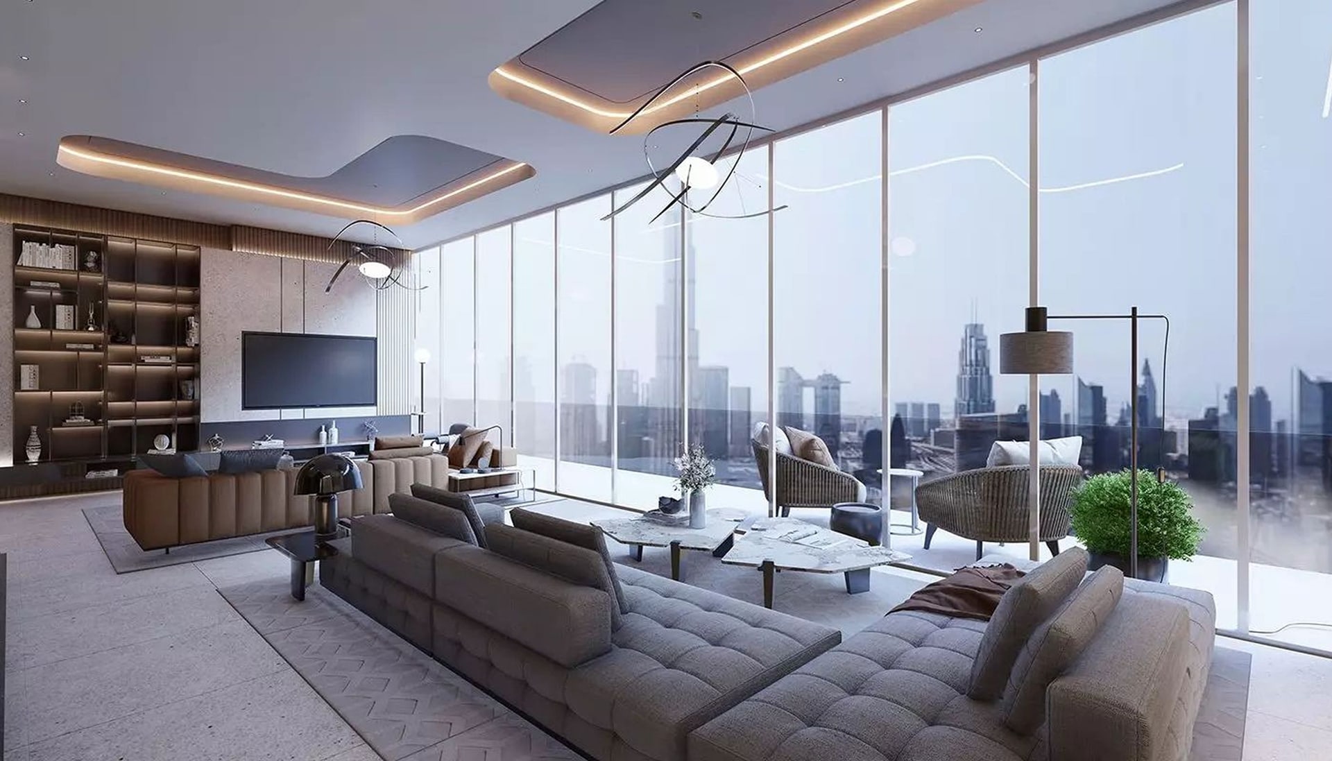High Floor Apartment with City View in Society House, Downtown Dubai interiors