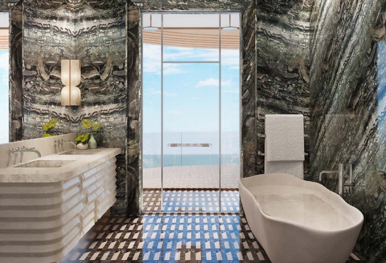 4-Bedroom Apartment with Sea and Downtown Views in umeirah Asora Bay, La Mer, Dubai interiors