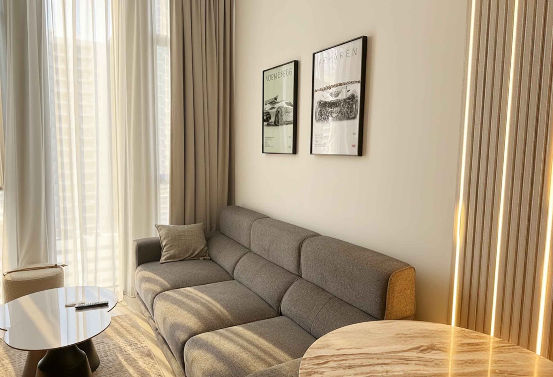Fully Furnished Apartment at Binghatti Tulip in JVC interiors