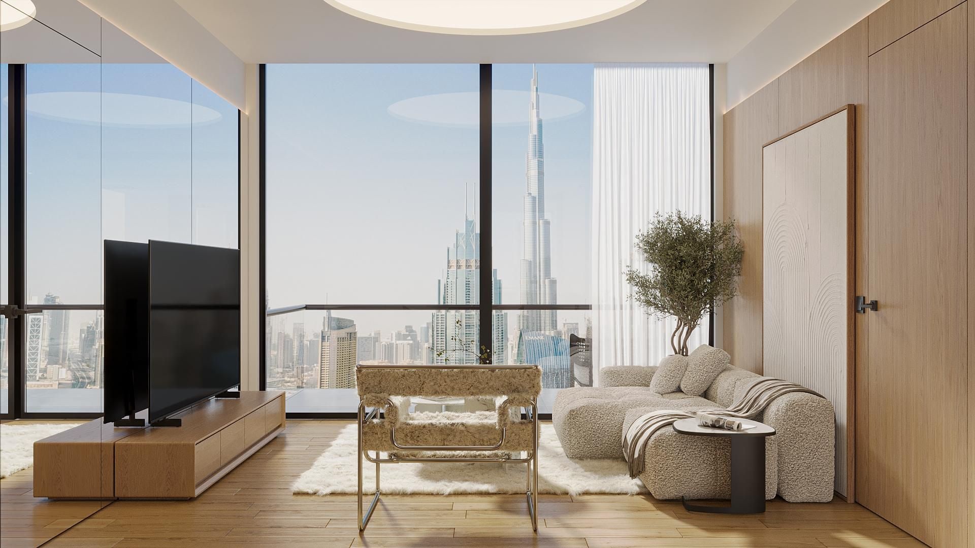 2-Bedroom Apartment with Burj Khalifa View in The Edge Tower B