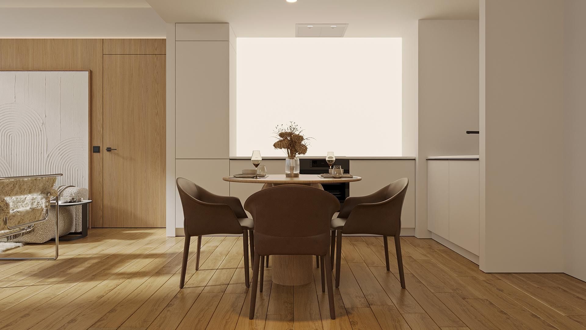 2-Bedroom Apartment with Burj Khalifa View in The Edge Tower B, Business Bay, Dubai interiors