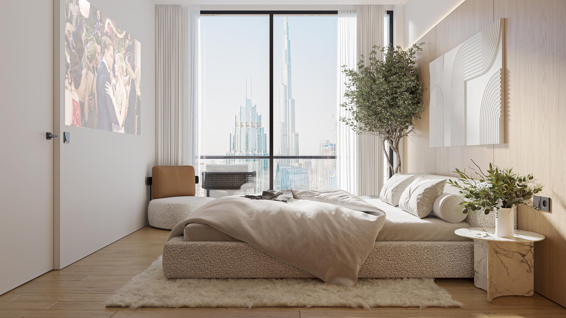 2-Bedroom Apartment with Burj Khalifa View in The Edge Tower B, Business Bay, Dubai interiors