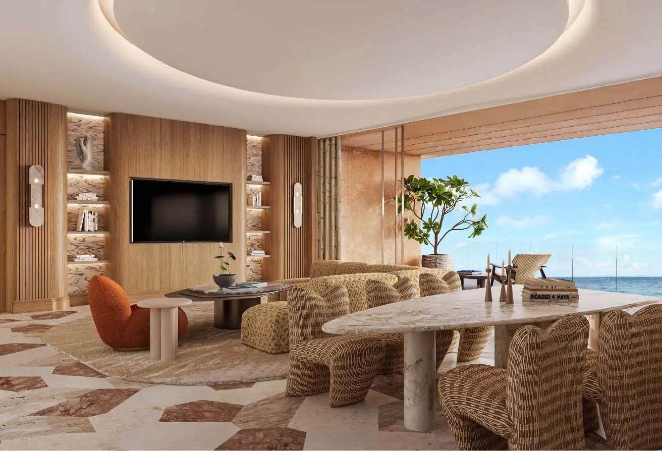 High floor apartment with 360 view in jumeirah asora bay la mer dubai interiors