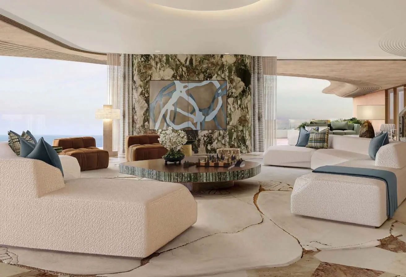 High floor apartment with 360 view in jumeirah asora bay la mer dubai interiors