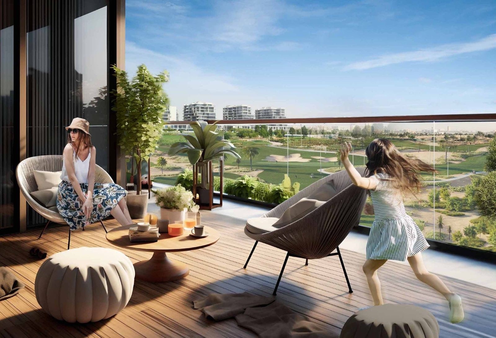 High Floor with Golf Course Views Apartment in Golf Greens 2 Tower A, DAMAC Hills