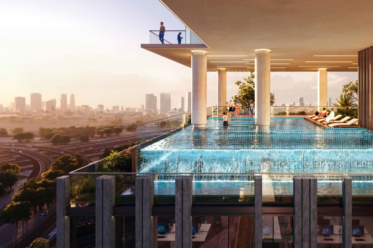 High Floor with Skyline Views Apartment in Cove Boulevard, Dubai Land Residence Complex