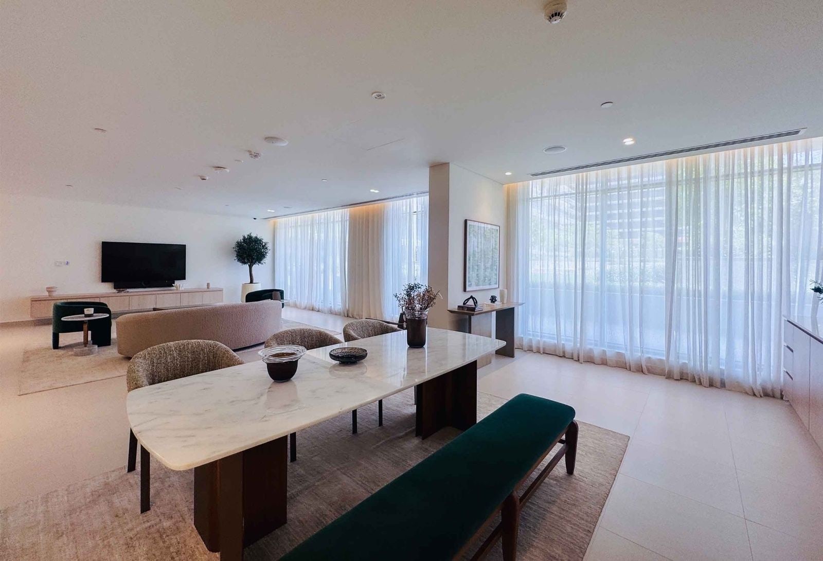 Unfurnished community view 1 bedroom apartment in golf grand dubai hills estate interiors media item