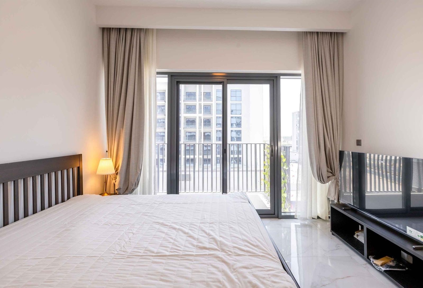 Furnished open view studio in azizi beach oasis mirage 1 dubai studio city interiors azizi beach oasis azizi mirage 1